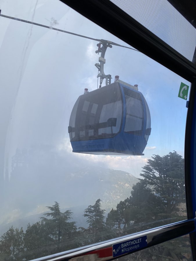 Cable car service to the peak of Babadag. 