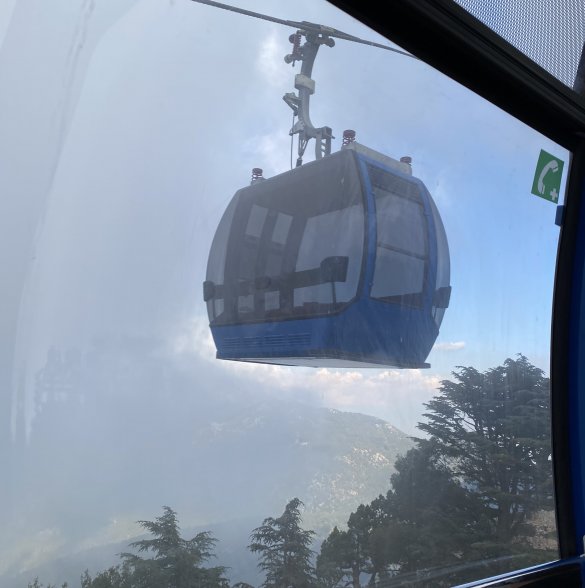 Cable car service to the peak of Babadag.